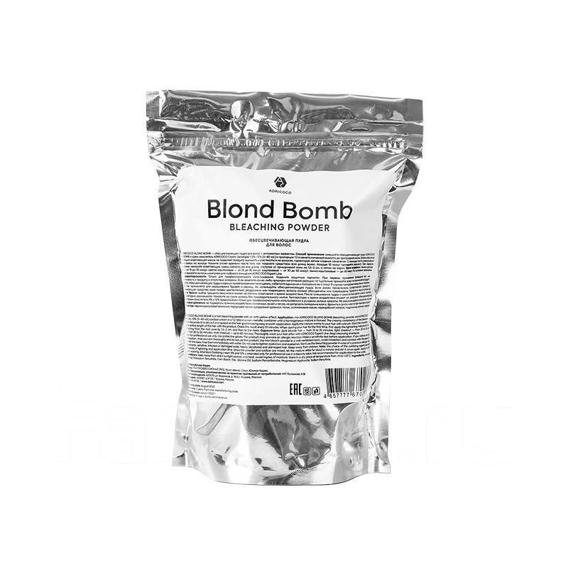 ADRICOCO, Обесцвечивающая пудра для волос Blond Bomb, 100 гр.