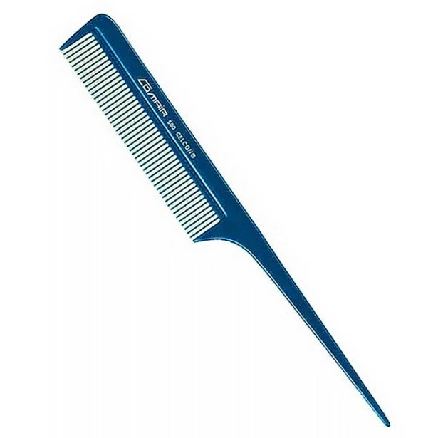 COMAIR, Расчёска для волос с хвостиком Blue Profi Line №500, 20,5 см.
