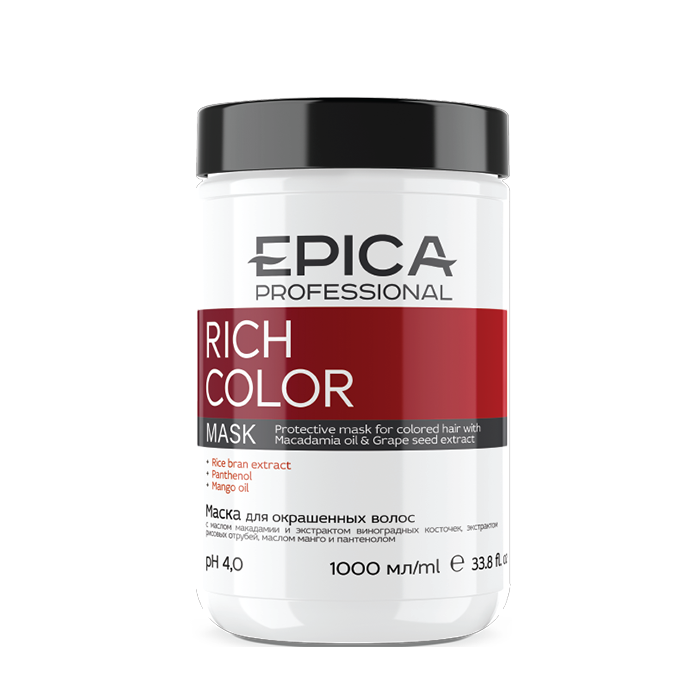 EPICA, Маска для окрашенных волос Rich Color, 1000 мл.