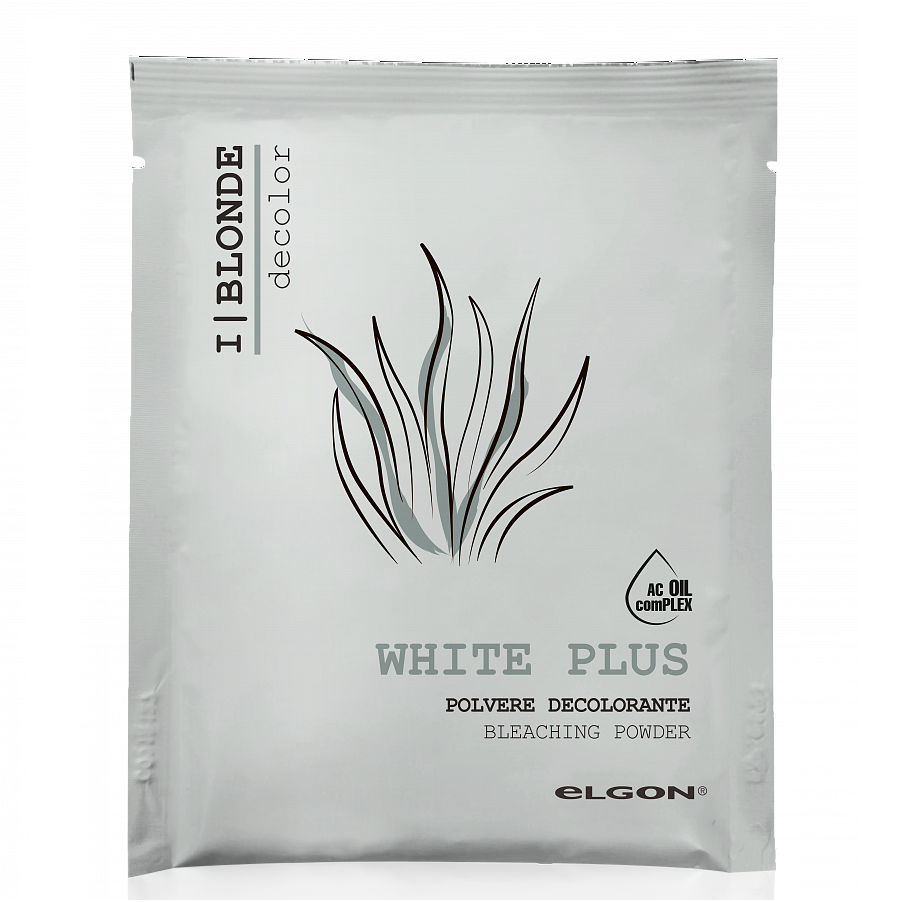 ELGON, Порошок обесцвечивающий для волос белый I Blonde White Plus Bleach, 50 гр.