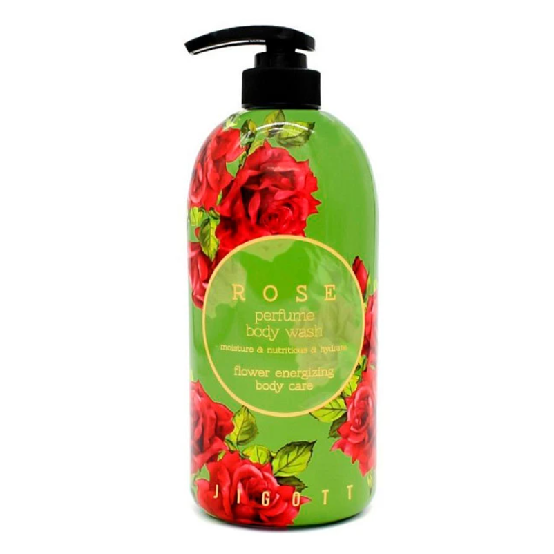 JIGOTT, Парфюмированный гель для душа с розой Rose Perfume Body Wash,750 мл.