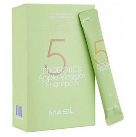 MASIL, Шампунь с 5 видами пробиотиков и яблочным уксусом 5 Probiotics Apple Vinegar Shampoo, 20*8 мл.
