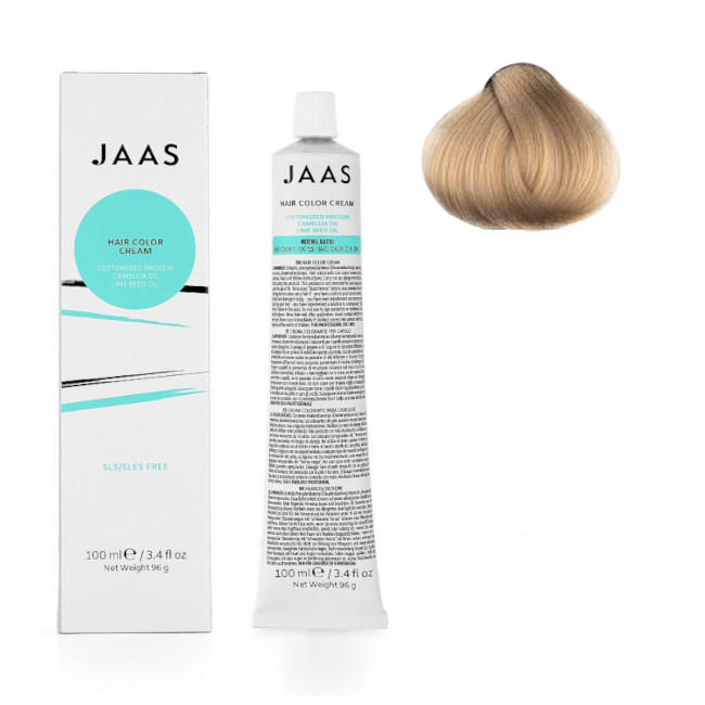 JAAS, Перманентная краска для волос 9.0 Extra Light Blonde, 100 мл.