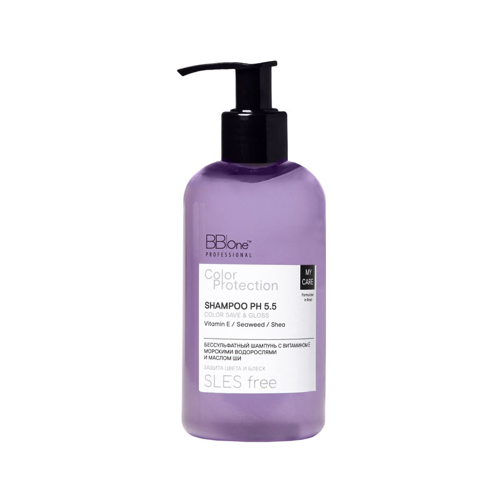 BB ONE, Бессульфатный шампунь для окрашенных волос Color Protection, 900 мл.