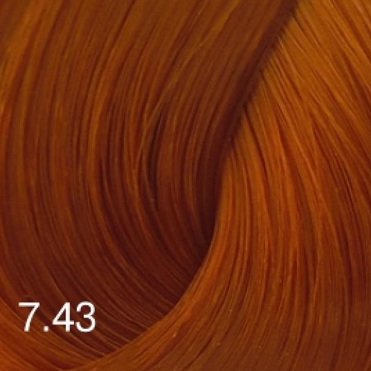 BOUTICLE, Перманентная крем-краска для волос Expert Color 7.43, 100 мл.