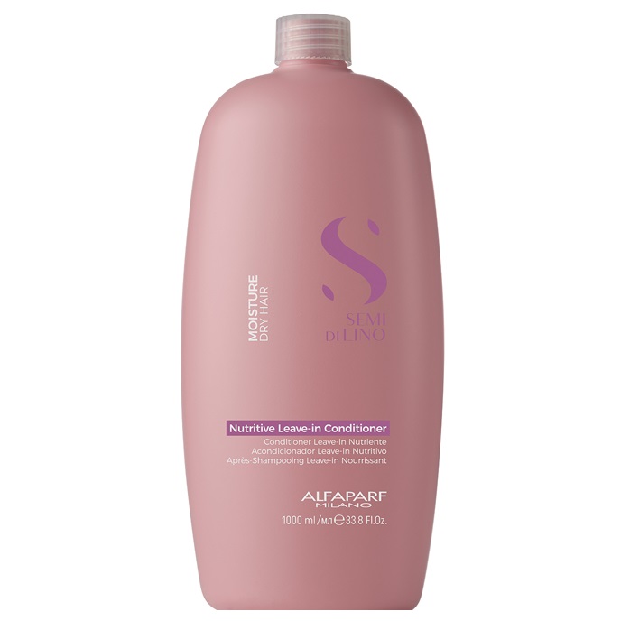 ALFAPARF MILANO, Кондиционер несмываемый для сухих волос Semi Di Lino Moisture, 1000 мл.