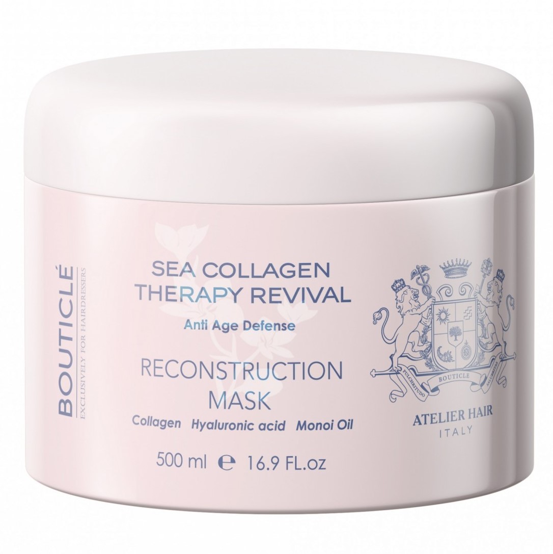 BOUTICLE, Коллагеновая восстанавливающая маска Sea Collagen Therapy Revival, 500 мл.