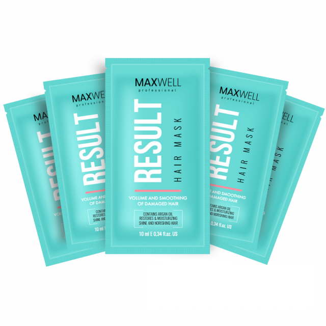 MAXWELL, Маска восстанавливающая для волос саше Result Mask, 100*10 мл.