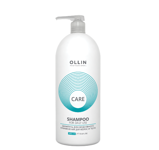 OLLIN, Шампунь для ежедневного применения для волос и тела Ollin Care, 1000 мл.