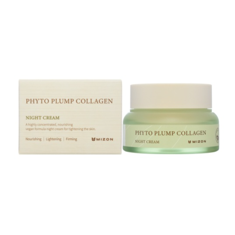 MIZON, Ночной крем для лица с фитоколлагеном Phyto Plump Collagen Night Cream, 50 мл.