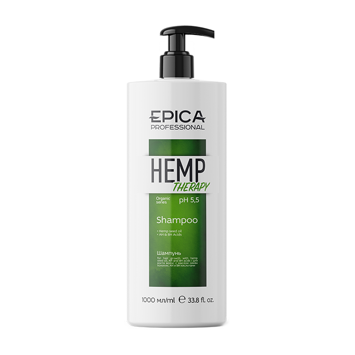 EPICA, Шампунь для роста волос Hemp therapy Organic, 1000 мл.