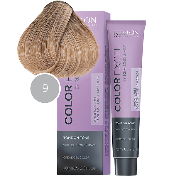 REVLON, Безаммиачная краска для волос Revlonissimo Color Excel 9, 70 мл.