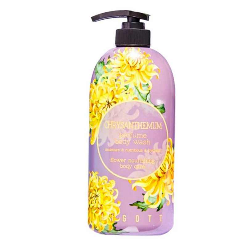 JIGOTT, Парфюмированный гель для душа с хризантемой Chrysanthemum Perfume Body Wash, 750 мл.