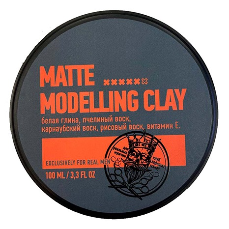 PROTOKERATIN, Глина моделирующая матовая сильной фиксации Matte Modelling Clay, 100 мл.