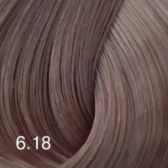 Перманентная крем-краска для волос Expert Color 6.18, 100 мл.