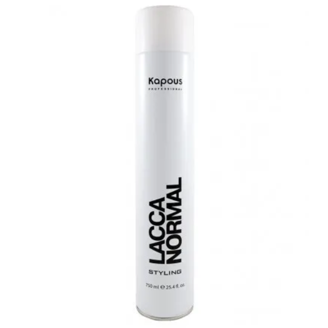 KAPOUS, Лак аэрозольный для волос нормальной фиксации, 750 мл.