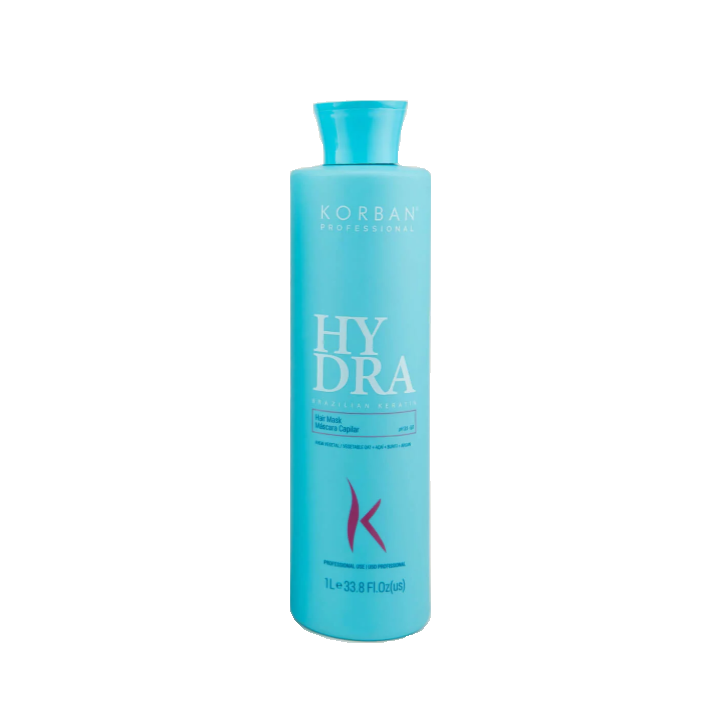 KORBAN, Состав для кератинового выпрямления Шаг №2 Hydra Capilar Mask Brazilian Keratin, 1000 мл.