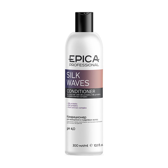 EPICA, Кондиционер для вьющихся и кудрявых волос Silk Waves, 300 мл.