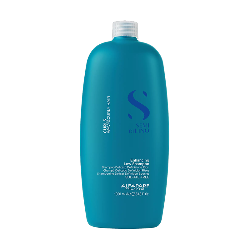 ALFAPARF MILANO, Шампунь для кудрявых и вьющихся волос Semi Di Lino Curls, 1000 мл.