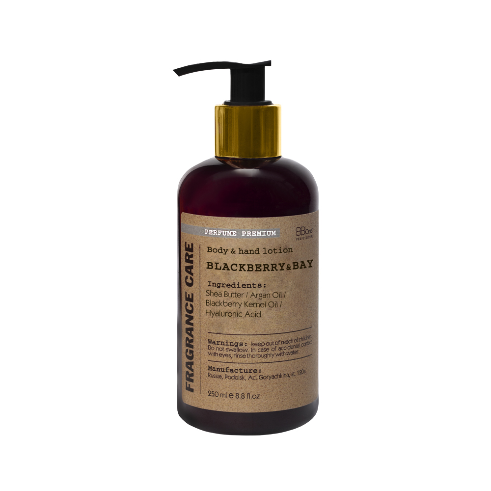 BB ONE, Парфюмированный лосьон для кожи Body & Hand Lotion Blackberry & Bay Fragrance Care, 250 мл.