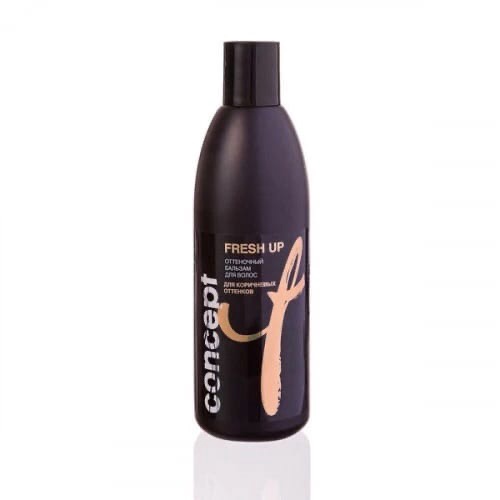 CONCEPT, Оттеночный бальзам для коричневых оттенков волос Fresh Up, 250 мл.