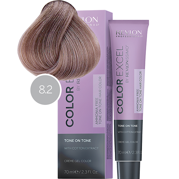 REVLON, Безаммиачная краска для волос Revlonissimo Color Excel 8.2, 70 мл.