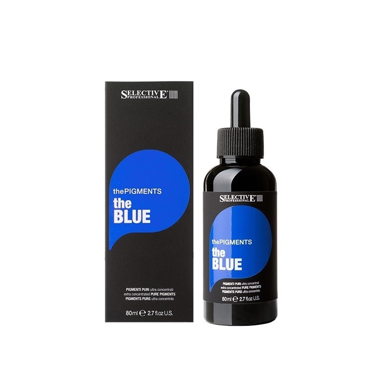 SELECTIVE, Ультраконцентрированные чистые пигменты для окрашивания волос The Pigments Blue, 80 мл.