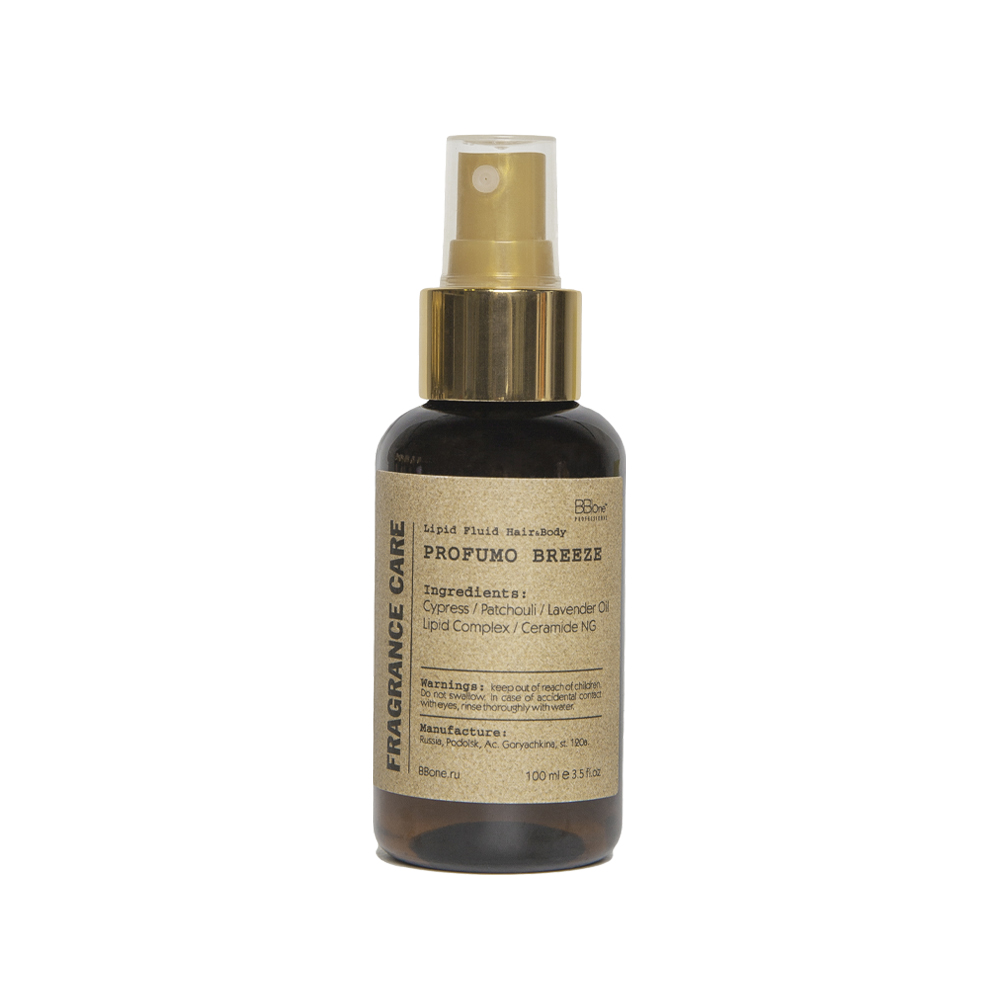 BB ONE, Парфюмированный флюид Lipid Fluid Hair & Body Profumo Breeze Fragrance Care, 100 мл.