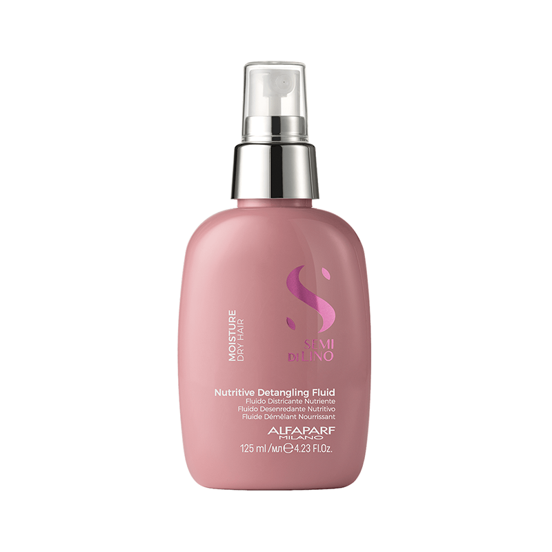 ALFAPARF MILANO, Увлажняющий флюид для посечённых кончиков волос Semi Di Lino Moisture, 125 мл.