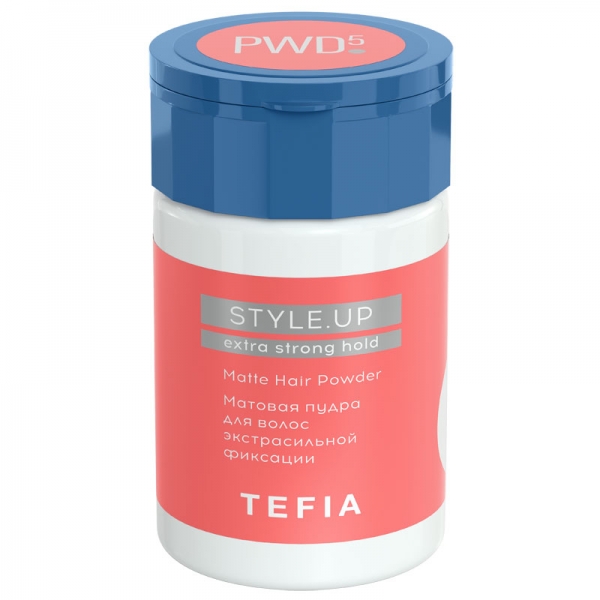 TEFIA, Матовая пудра для волос экстрасильной фиксации Style Up, 8 гр.