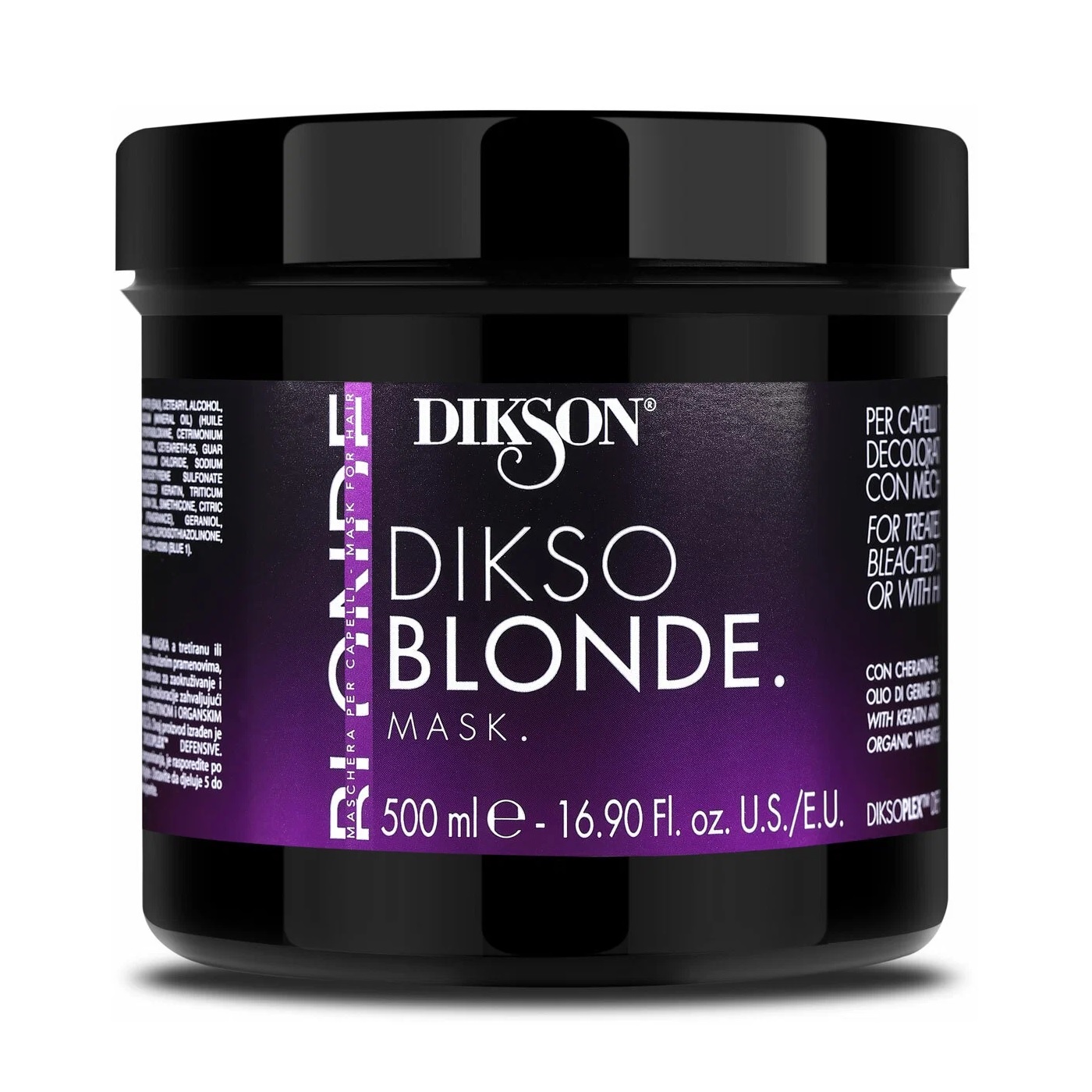 DIKSON, Маска для обработанных обесцвеченных и мелированных волос Dikso Blonde, 500 мл.