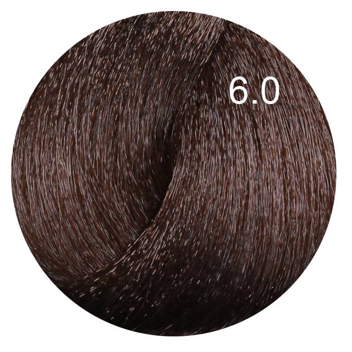 Крем-краска для волос без аммиака с аргановым маслом Bio Life Color 6/0, 100 мл.