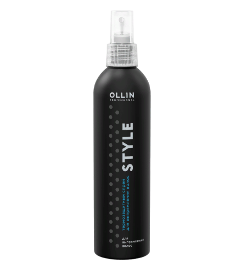 OLLIN, Термозащитный спрей для выпрямления волос Ollin Style, 250 мл.