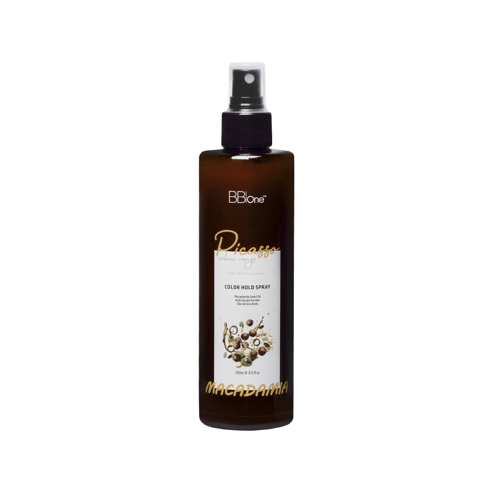 BB ONE, Спрей для волос Picasso Macadamia Color Hold Spray, 250 мл.