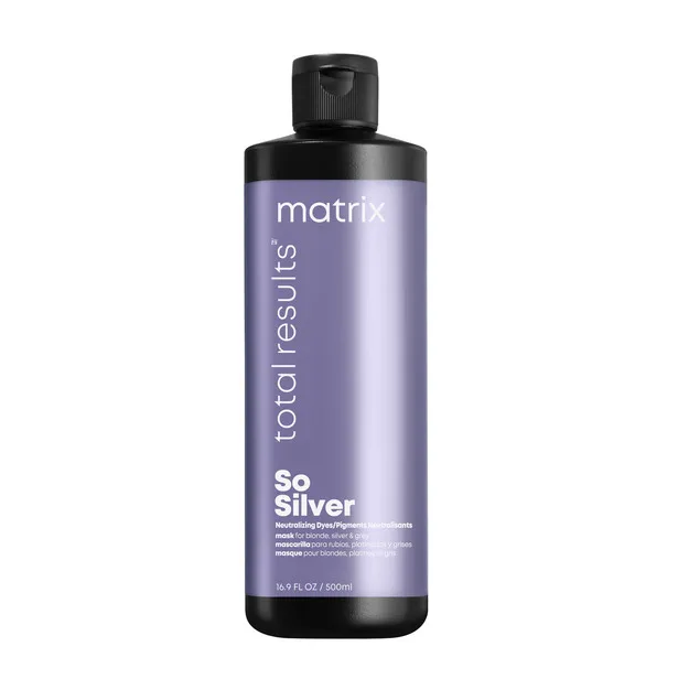 MATRIX, Маска тройного действия для интенсивной нейтрализации Total Results Color Obsessed So Silver, 500 мл.