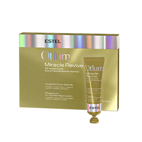 ESTEL, Сыворотка-вуаль для волос "Мгновенное восстановление" Otium Miracle Revive, 5*23 мл.