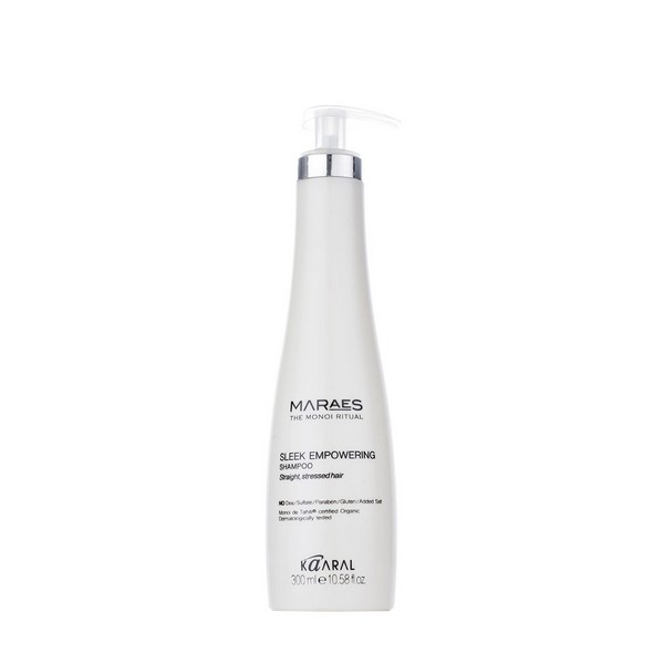 KAARAL, Восстанавливающий шампунь для прямых поврежденных волос, Maraes Sleek Empowering Shampoo, 300 мл.