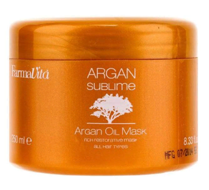 FARMAVITA, Маска с аргановым маслом Mask Argan Sublime.