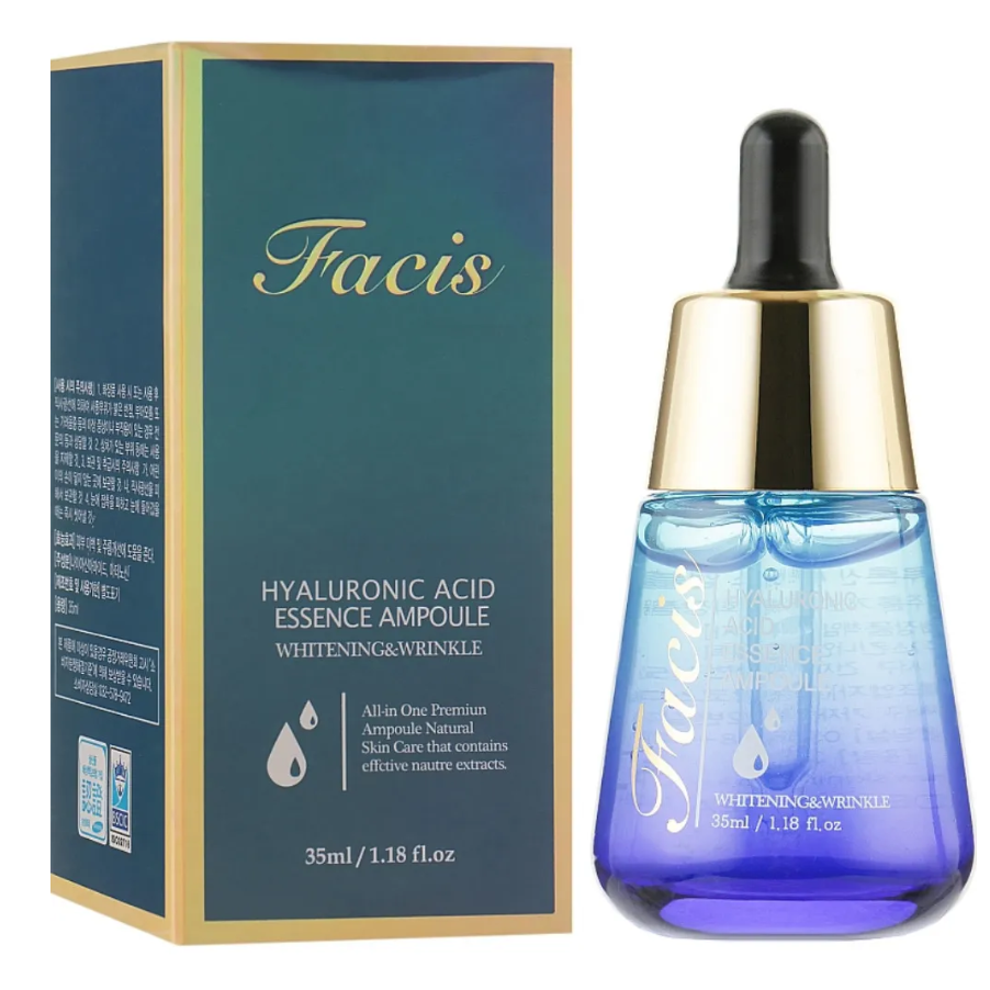 JIGOTT, Сыворотка для лица с гиалуроновой кислотой Facis Hyaluronic Acid Essence Ampoule, 35 мл.