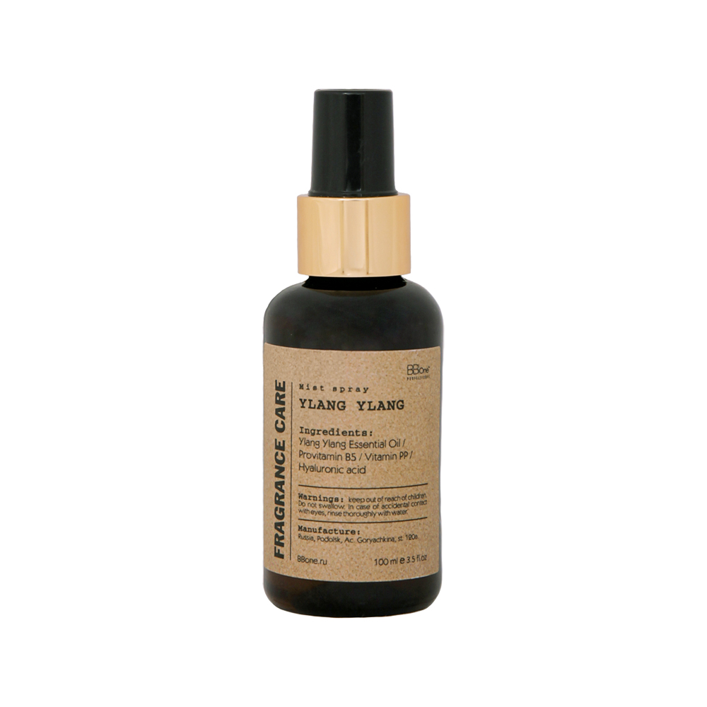 BB ONE, Парфюмированный спрей для волос Mist Spray Ylang Ylang Fragrance Care, 100 мл.