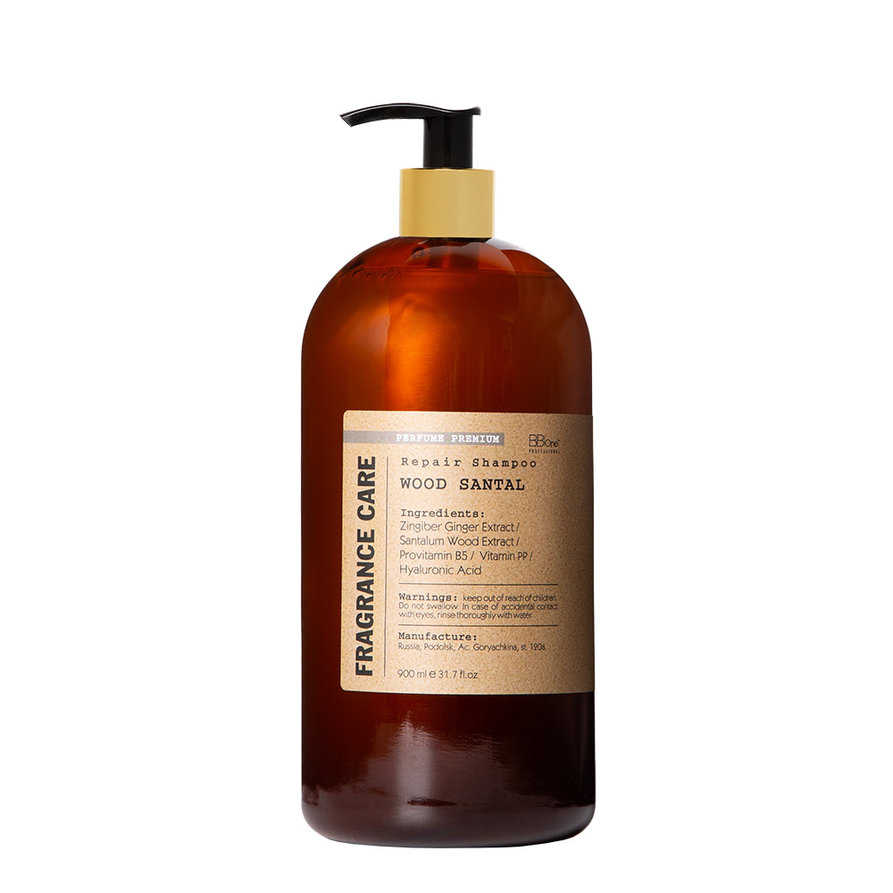 BB ONE, Парфюмированный шампунь для волос Repair Shampoo Wood Santal Fragrance Care, 250 мл.