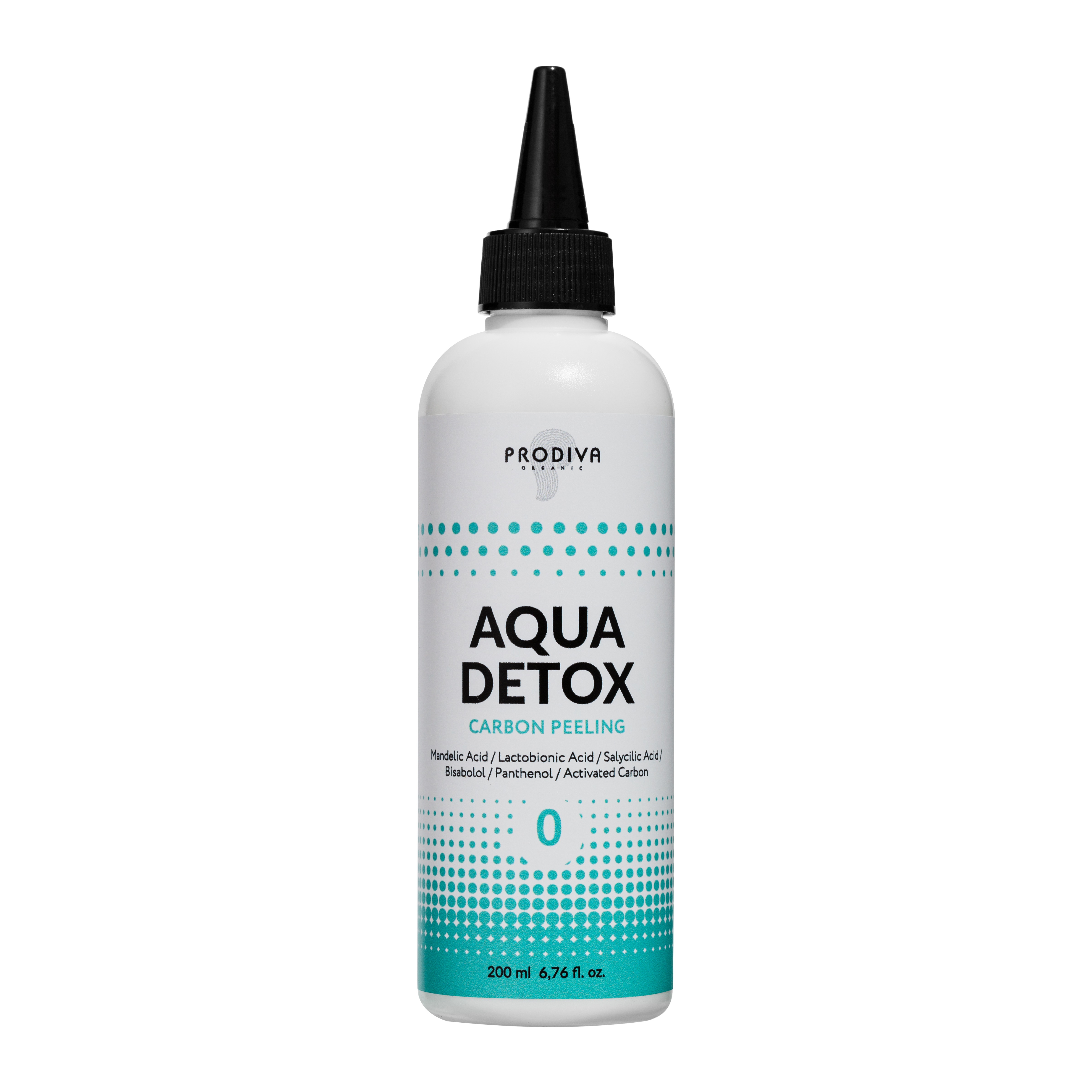 PRODIVA, Угольный пилинг для очищения кожи головы Carbon Peeling Aqua Detox, 200 мл.