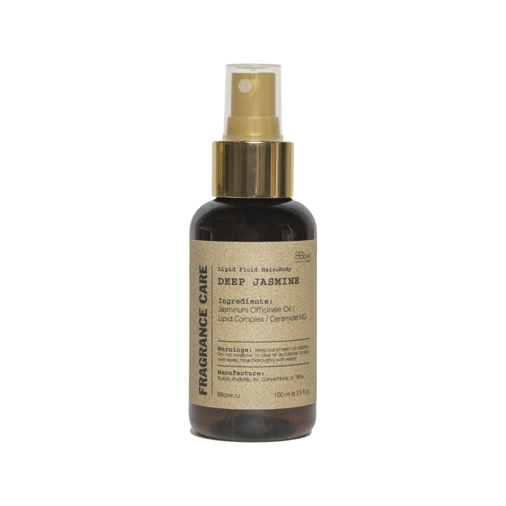 BB ONE, Парфюмированный флюид Lipid Fluid Hair & Body Deep Jasmine Fragrance Care, 100 мл.