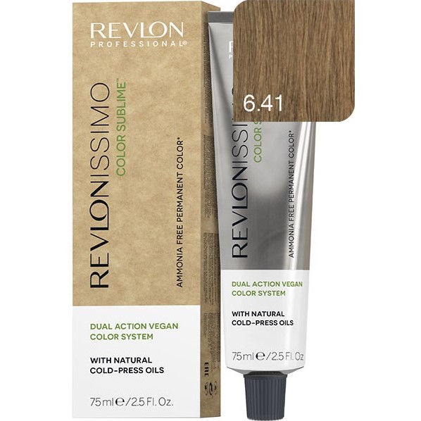 REVLON, Краска для волос Revlonissimo Color Sublime 6.41, 75 мл.