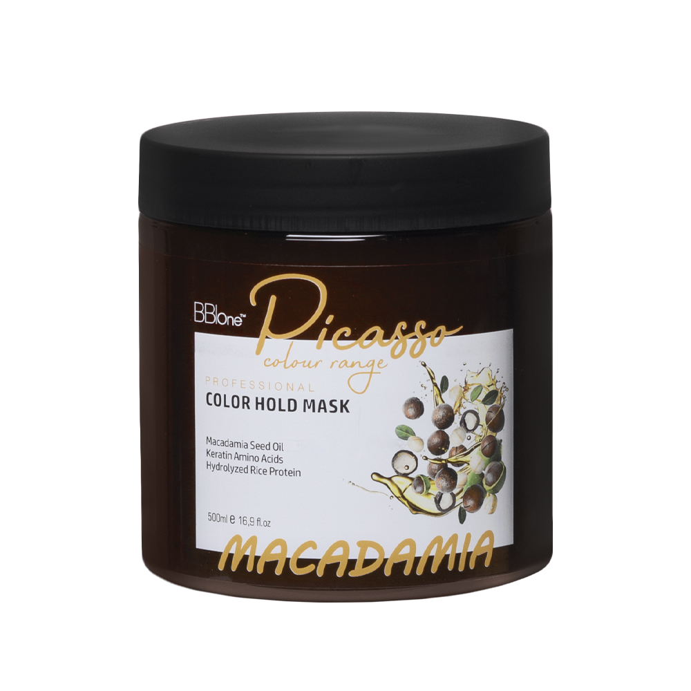 BB ONE, Маска для волос Picasso Macadamia Color Hold Mask, 500 мл.