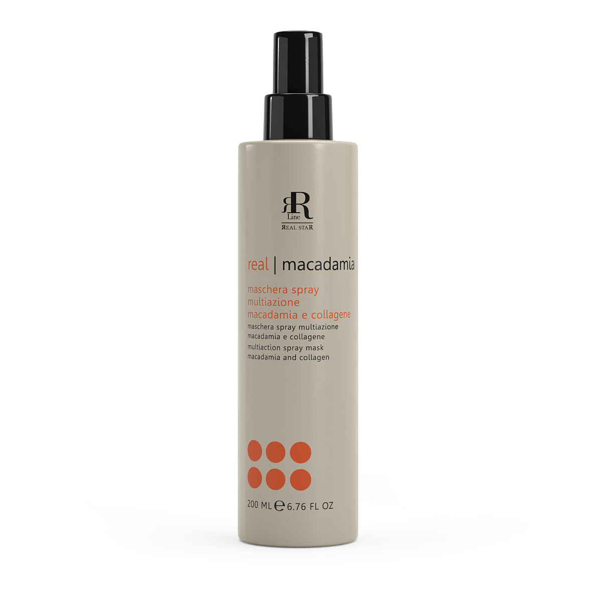 RR LINE, Спрей-маска для питания и защиты волос Multiaction Spray Mask Macadamia Star, 200 мл.