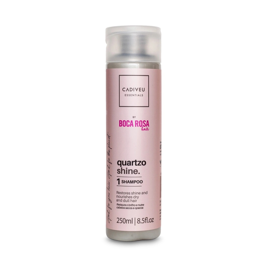 CADIVEU, Шампунь для волос блеск кварца Quartzo Shine Shampoo Essentials, 250 мл.