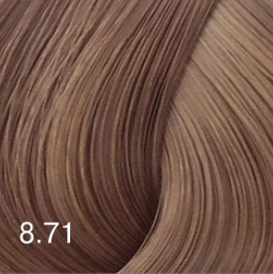 BOUTICLE, Перманентная крем-краска для волос Expert Color 8.71, 100 мл.