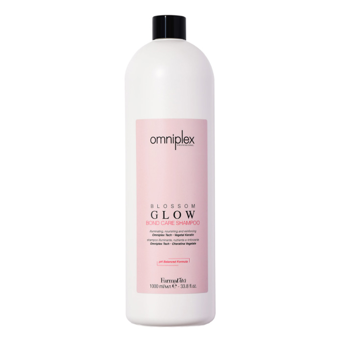 FARMAVITA, Шампунь с технологией Omniplex и растительным кератином Omniplex Blossom Glow Shampoo, 1000 мл.