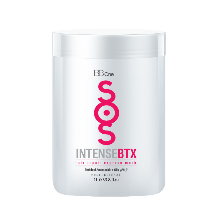 BB ONE, Экспресс маска SOS INTENSE BTX Hair Repair Express Mask, 1000 мл.